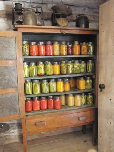 A colorful pantry at the Sauer-Beckmann Living History Farm.