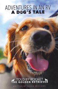The RV world is recounted through the eyes of Rocket, a golden retriever, in this book for RV travelers and dog lovers.