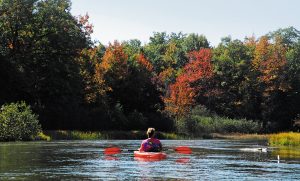 Visitors can kayak on the preserve’s lakes and rivers.