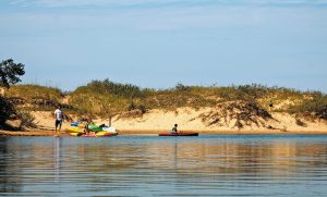 Many visitors bring their rafts, kayaks, canoes, and other personal watercraft to the park.