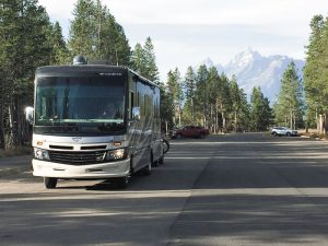 Yvonne and John Shelton enjoyed a majestic mountain view while camping at Colter Bay, in the northern portion of Grand Teton National Park, Wyoming.Yvonne and John Shelton enjoyed a majestic mountain view while camping at Colter Bay, in the northern portion of Grand Teton National Park, Wyoming.