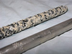 In a Suburban water heater, the anode rod should be replaced when it is reduced in size by 75 percent.