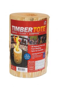 TimberTote fire log