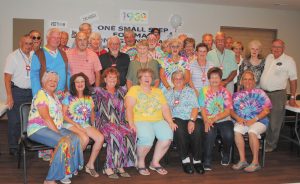Members of the Dixie Traveliers donned tie-dye T-shirts and other apparel popular in 1969 to celebrate the chapter’s 50th anniversary.