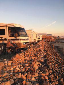 Gary and Kris Equitz parked at this "wonder place" on Keaton Beach, a coastal community in northwest Florida.