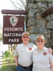 Henk and Georgia Parson volunteer at parks around the United States. 