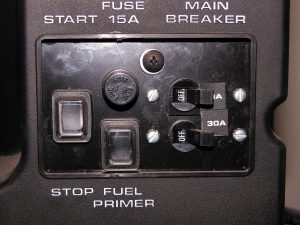 Some generators are equipped with a fuel primer switch. 