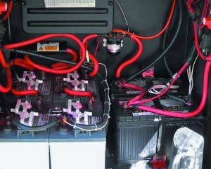 Take a photo and label the cables before disconnecting them from a battery bank.