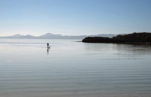 Paddleboarding in Baja Mexico.