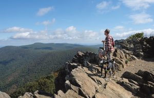 Exploring the Blue Ridge Mountains in Shenandoah National Park, Virginia.
