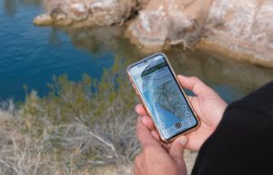 The AllTrails app can be used to find hiking trails in unfamiliar areas, ranging from easy to difficult. With an upgraded subscription, this app can track the user's activity.