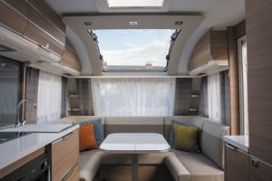 Before you show your RV to prospective buyers, do a thorough cleaning, inside and out. Make sure everything is neat and tidy, including beds, couches, and pillows.