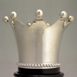 Fans of Babe Ruth presented him a silver crown-shaped trophy after the 1921 World Series.