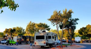 RVers make Zion River Resort RV Park their home base while exploring Utah's national parks. 