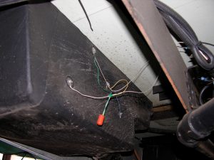 A black plastic holding tank usually is made of ABS.