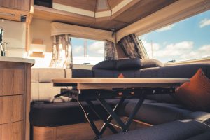 Ensure that an RV has adequate space for sleeping and eating before you contemplate wish list amenities.