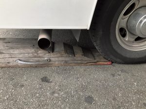 If an RV is not equipped with power levelers, ramps are an option. Ramps can be homemade or purchased.