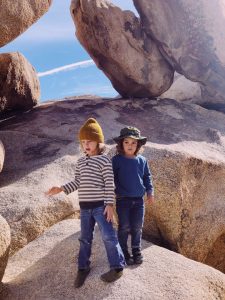 Arch Rock dwarfs sons Milo and Soren.