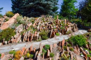 The area’s well-known mineral springs are accompanied by dramatic topography, such as this “rock garden."