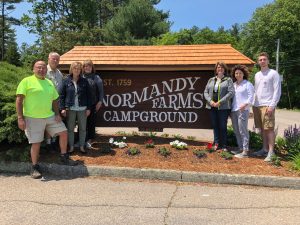 The Daniels family in 2019.