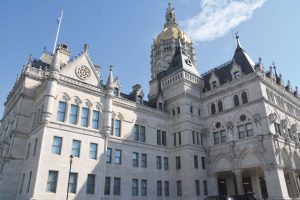 The Newberts toured all 50 state capitols, capped by a visit to Connecticut’s in 2019.