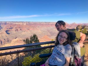 Emily and Daniel Benson at Grand Canyon National Park.
