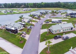 Not far from Gulf Coast beaches and Naval Air Station Pensacola, Lake Osprey offers swimming, fishing, pickleball, and more.