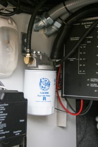 The fuel filter ensures that the diesel burner receives an uninterrupted supply of clean fuel. 