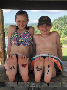 Cate and Spence adored their grandfather, Spencer.