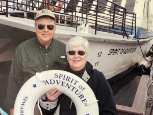 Spencer and Linda Brady in Alaska.