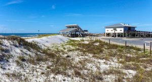 St. George Island State Park offers public beach facilities to enhance visitors’ enjoyment of the Gulf Coast sand and surf.