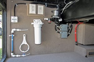 If a second inline water filter exists, it must be removed and a bypass tube inserted.