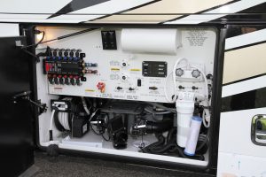 A ManaBloc system allows individual plumbing fixtures to be shut off manually.