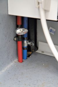 Low-point drain valves.