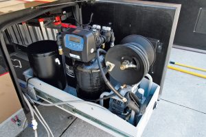 A water softener and pressure washer also must be winterized.
