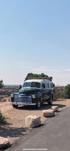 The DeMartinos saw a Chevrolet commercial being shot in Dead Horse Point State Park.