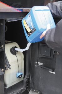  Refill a DEF tank as needed to avoid engine performance problems.