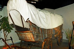 Family patriarch John C. Studebaker built a Conestoga wagon in 1835.