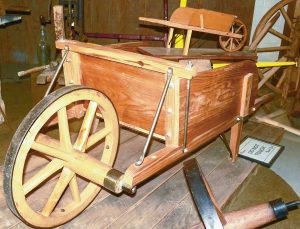 John M. Studebaker made wheelbarrows for California miners in the 1850s.