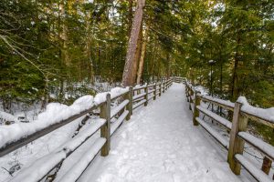 Winter hiking can be magical.