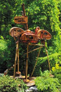 Sally Weigand discovered whimsical RV lawn decorations at the Morris Arboretum of the University of Pennsylvania.