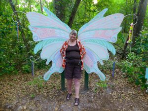 “Fairy Wings,” at the Cassadaga Spiritualist Camp, is one of six Wings of the West murals in the West Volusia region.