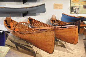 The “Boats and Boating in the Adirondacks” display at ADKX features 50 vessels.