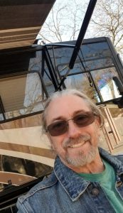 Suddenly single, Rob Neely turned to RVing, which enabled him to continue his hairstyling business on the road.