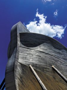 In Donnette Doiron’s photo, the Noah’s Ark model at the Ark Encounter theme park in Williamstown, Kentucky, looms large.