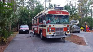 Tom Wunder’s meticulously maintained vintage Blue Bird Wanderlodge motorhome, “Echo,” boasts a long and proud pedigree.