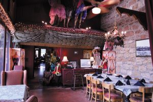 Miss Hattie’s Restaurant and Cathouse Lounge in downtown San Angelo makes a fun lunch or dinner stop.