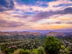 In New Mexico, Dan and Laurie Dieterich savored the sunsets.