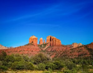 Although the Dieterichs’ Southwestern journey included its challenges, they enjoyed memorable sights along the way. In Arizona, they viewed Sedona's red rock formations.