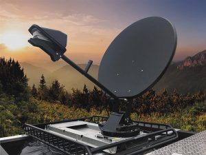 RF Mogul offers an automatic satellite dish designed for satellite internet access.